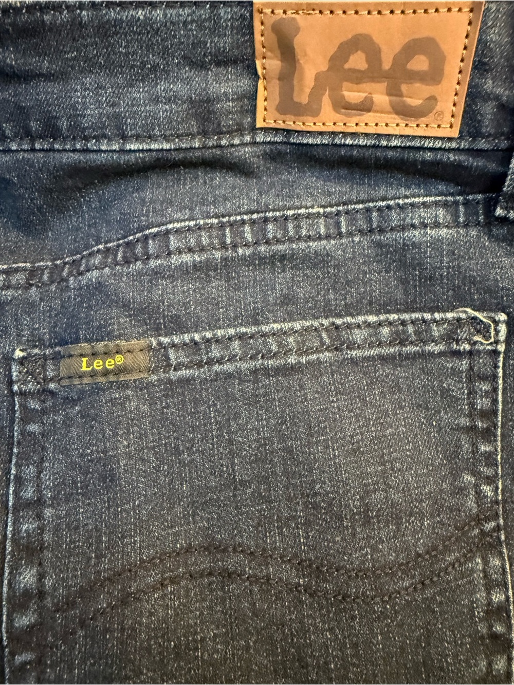Lee Navy Denim Skort with Front Pockets - Picture 12 of 13